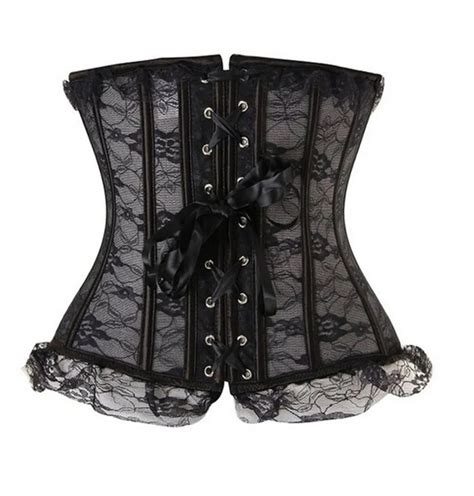 sheer underbust corset|corset with underwear attached.